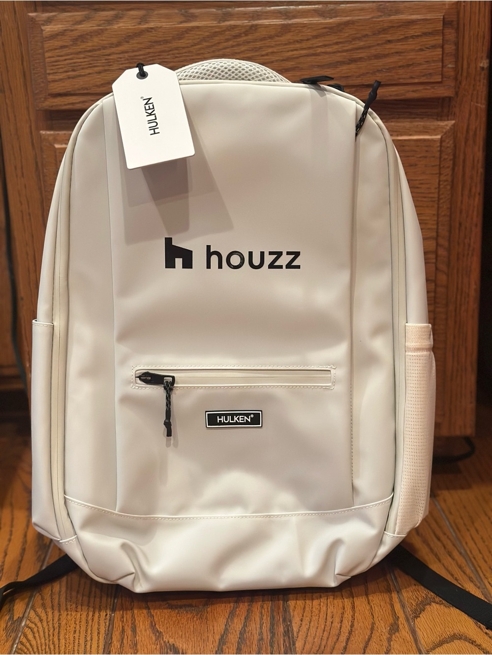 Hulken White Commuter Backpack with Laptop Sleeve